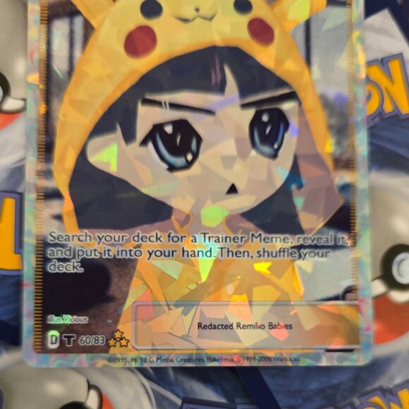 Remilio Meme Pokemon Card - Picture 3 of 10